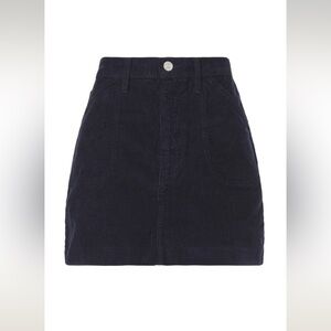 NWT RE/DONE 70’s Pocket Mini Skirt | Navy Corduroy | Size 29